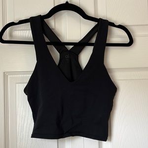 Alo Airbrush Real Bra Tank in Black